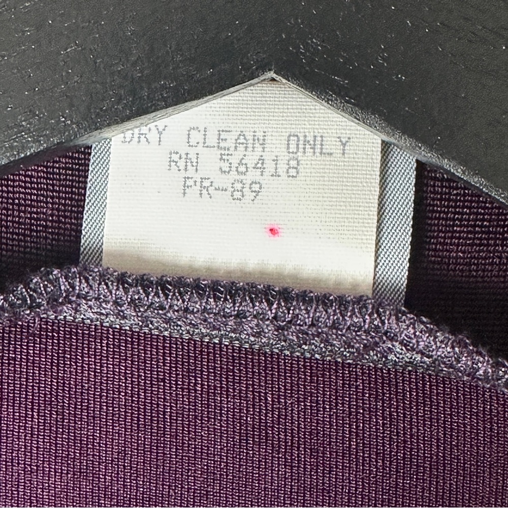 Vintage Rabbit Rabbit Rabbit 2 Piece Set Purple Maroon Cardigan & Tank Top Y2K - Picture 8 of 9